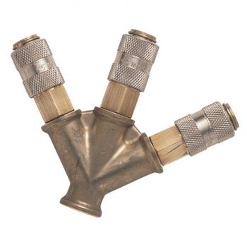 3 x Coupling Outlets, 1 x 3/8" BSPP Inlet
