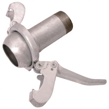 With Lever Closure Ring, Galvanised
