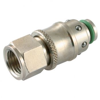 412 Straight Female Socket, BSPP