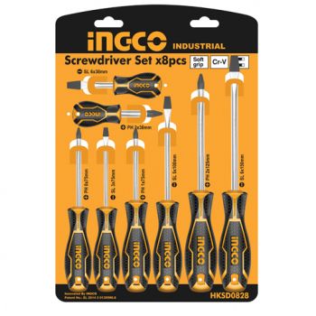 Screwdriver Set, 8 Pieces