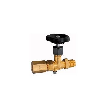 Pressure Gauge Shut-off valve, positionable socket, Female X Male