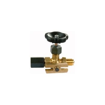 Pressure Gauge Shut-off valve, positionable socket, test connection