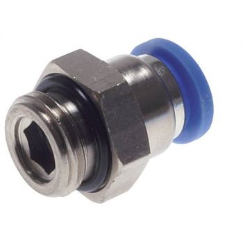 Push in fittings, cylindrical threads, standard