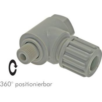 PVDF Male Swivel Elbow Connector