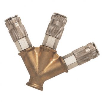 3 x Coupling Outlets, 1 x 3/8" BSPP Inlet