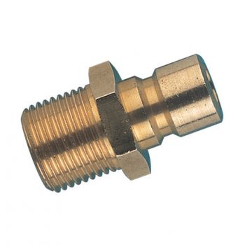 Male Thread, Brass, BSPT