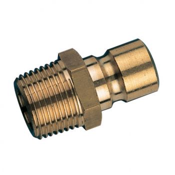 Male Thread, Brass, BSPT