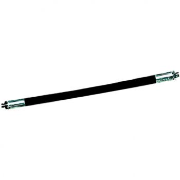 Single Steel Braid Rubber Hose, Male Thread, BSPP