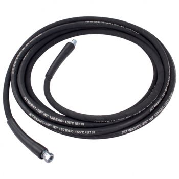 1 Wire Braid 1/4" ID, 10 Metre Hose, 1/4" BSPP Female