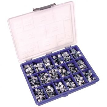 157 Assorted, Zinc Plated Mini Clips