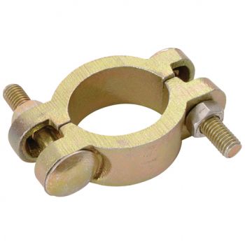 Plain Type Clamps, Zinc & Gold Passivated