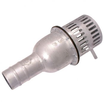 Hose Tail Foot Valve Strainer, Galvanised