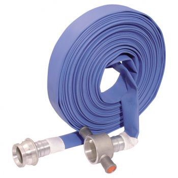 Blue Rubber Covered fitted with Light Alloy Instantaneous Couplings, Wired On