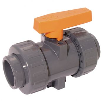 UPVC, Industrial Double Union Ball Valves, EPDM Seals