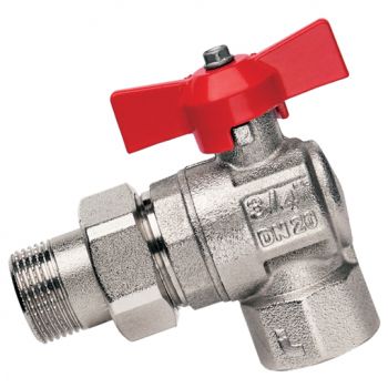 Full Flow Ball Valves, Elbow Male/Female, BSPP