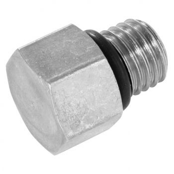 SAE O-Ring Boss Male Solid Plug c/w O-Ring