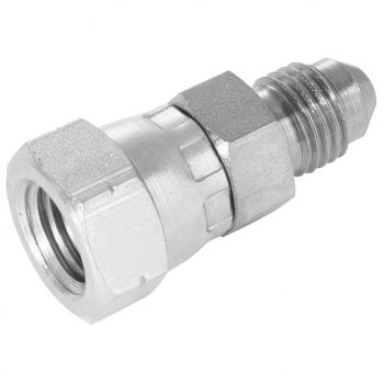 JIC Male 37° Cone x Metric Swivel Female 1.5mm Pitch