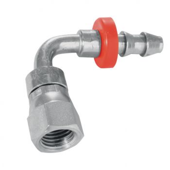 JIC Swivel Female 37° Cone x Push-in 90° Swept Elbow