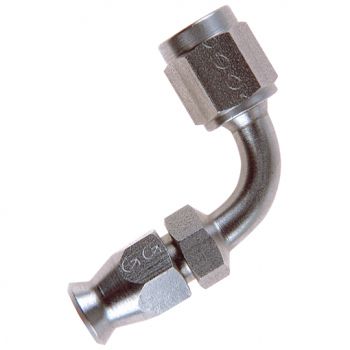 90˚ Fixed Swept Female Elbows, 3/8" UNF x 24