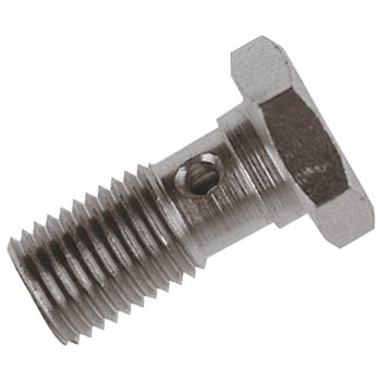 Straight Male Banjo Bolt, 3/8" UNF x 24