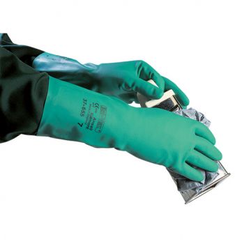Ansell Classic Sol-vex Gauntlet, Green