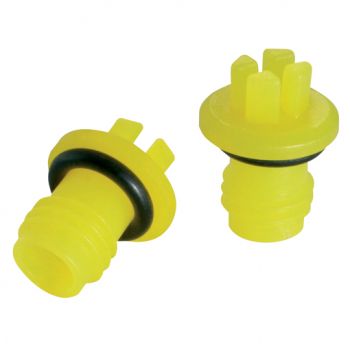 Yellow HDPE, Metric Thread