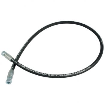 R1, 1/4" BSPP Female/Female x 1/4" ID 1 Wire Hose