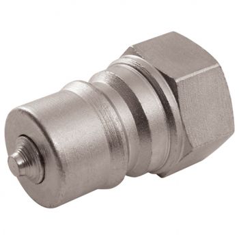Carbon Steel ISO B Plug with Nitrile Seal, NPT