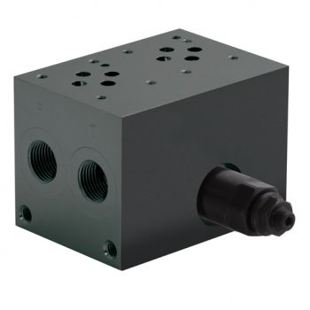 Ports: P & T 1/2", A & B 3/8" BSPP, 60-250 bar
