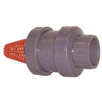 Double Union Foot Valve, EPDM Seals