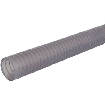 Super Heavy Vacuum Proof Clear PVC Suction & Delivery, 20 Metres