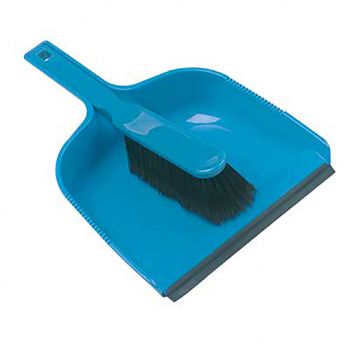 Plastic Dustpan & Soft Brush Set