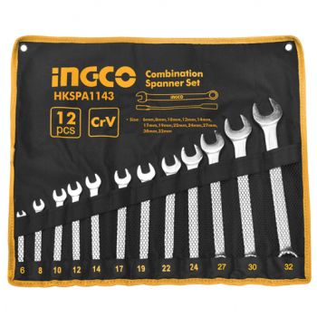 Combination Spanner Set, 12 Pieces