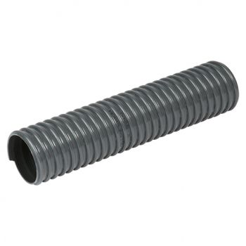 Medium Duty, Flame Retardant PVC Ducting, Dark Grey, 25 Metres