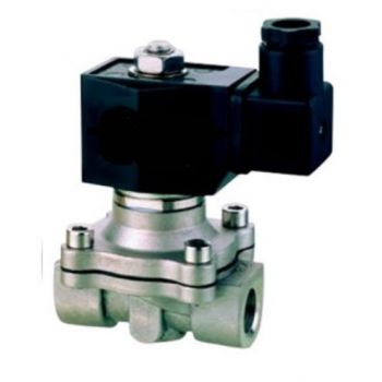 2/2 way solenoid valves made of stainless steel, Normally Closed